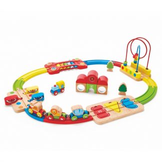 Regenbogen-Puzzle Eisenbahn-Set