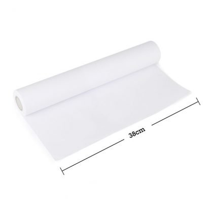 Rolle weißes Malpapier 38 cm breit 20 m lang