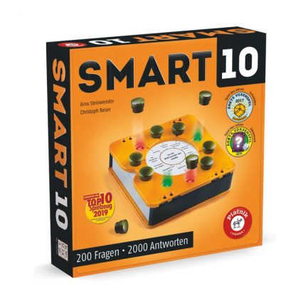 Wissensspiel mit oranger Smartbox