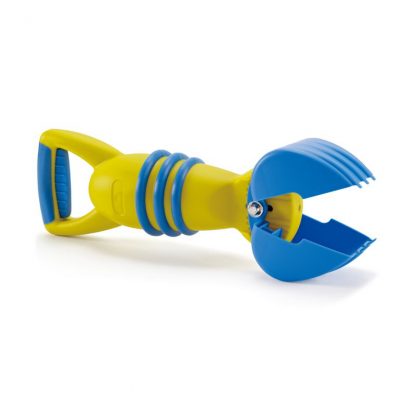 gelb-blauer Greifer Sandspielzeug