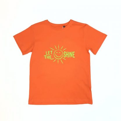 Kinder T-Shirt orange SUN SHINE