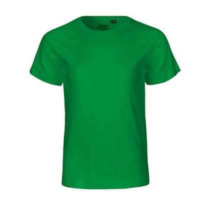 grünes Kinder T-Shirt aus Biobaumwolle