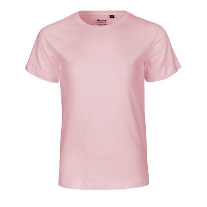 rosa Kinder T-Shirt aus Biobaumwolle
