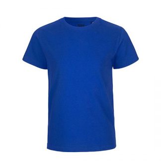 blaues Kinder T-Shirt aus Biobaumwolle