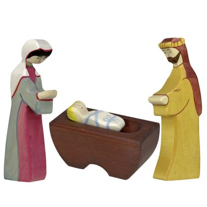 Krippenfiguren-Set Jesuskind, Maria, Josef
