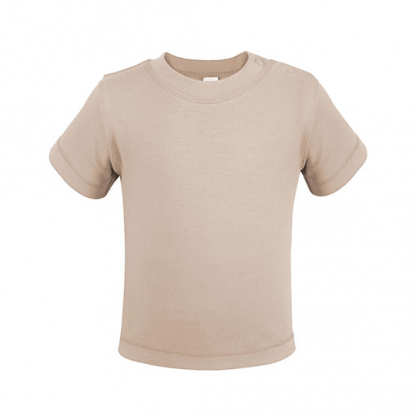 Baby T-Shirt Biobaumwolle beige
