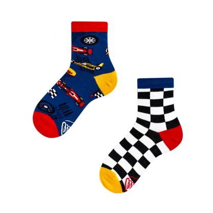 Many Mornings Socks Formula Racing Kids