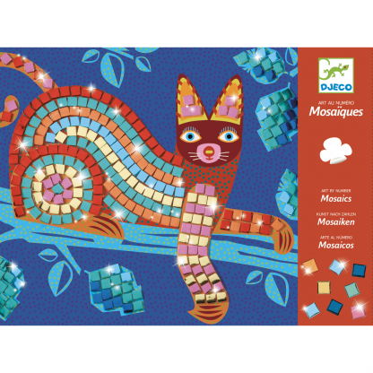 Mosaike kleben Oaxacan Katze Schildkröte Djeco