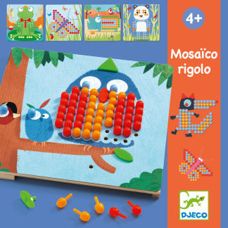 Mosaik Spiel Rigolo Djeco Steckspiel