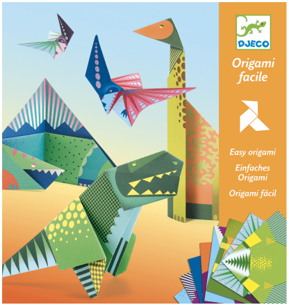 Bastelset Origami Dinosaurier Djeco