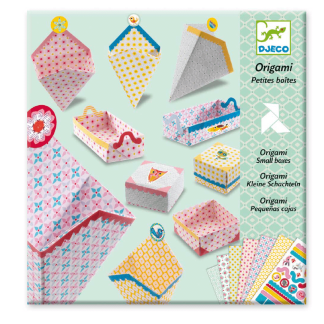 Bastelset Origami Schachteln gestalten Djeco