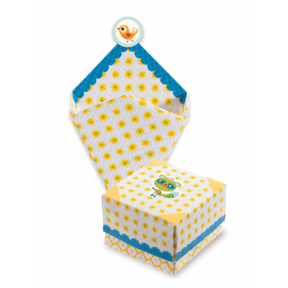 Bastelset Origami Schachteln gestalten Djeco Boxen Tüten