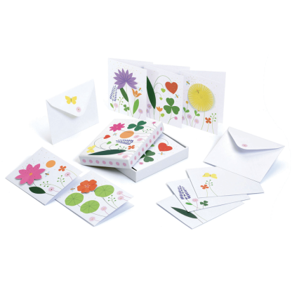 Korrespondenzbox Faltkarten mit Kuverts Emma Lovely Paper by Djeco