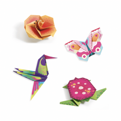 Origami Tropische Schätze Djeco Papierbögen