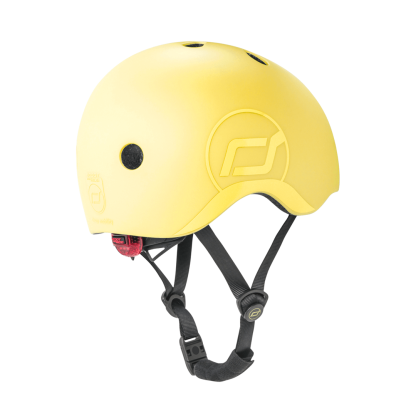 Scoot and Ride Helm S-M lemon LED Licht