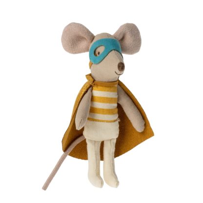 Maileg Little brother mouse Superhero