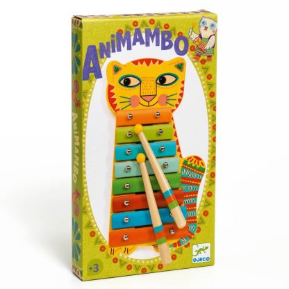 Animambo Metallophon Xylofon Djeco Box
