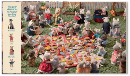 Kinderbuch Das Mäusehaus Mein großes Wimmelbuch Innenansicht Picknick