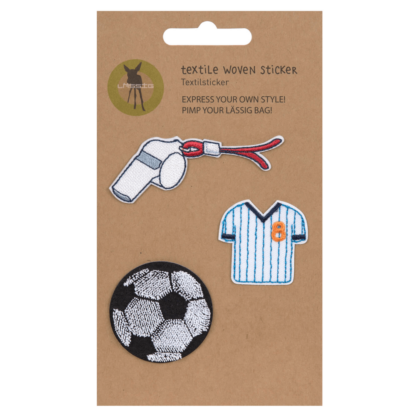 Lässig Textil Sticker Stick on Football