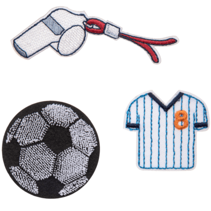 Textil Sticker Stick on Football