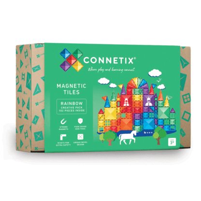 Connetix Rainbow Creative Pack 102 Teile Box