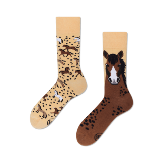 Many Mornings Socks Wild Horse