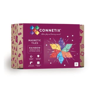 Connetix Magnetbausteine Rainbow Geometrie Pack 30 Teile