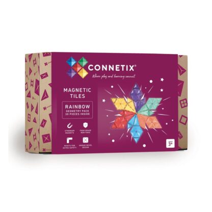 Connetix Magnetbausteine Rainbow Geometrie Pack 30 Teile