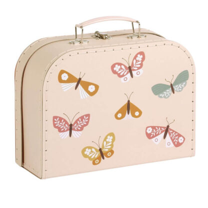 Kofferset 2er Schmetterlinge kleiner Koffer Rückseite