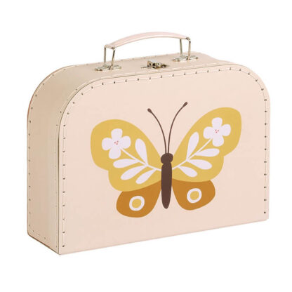 Kofferset 2er Schmetterlinge kleiner Koffer Vorderseite