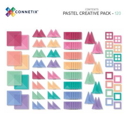 Connetix Magnetbausteine Pastel Creative Pack 120 Teile